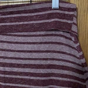 ❌DONATED❌ Maroon Striped Maxi Skirt